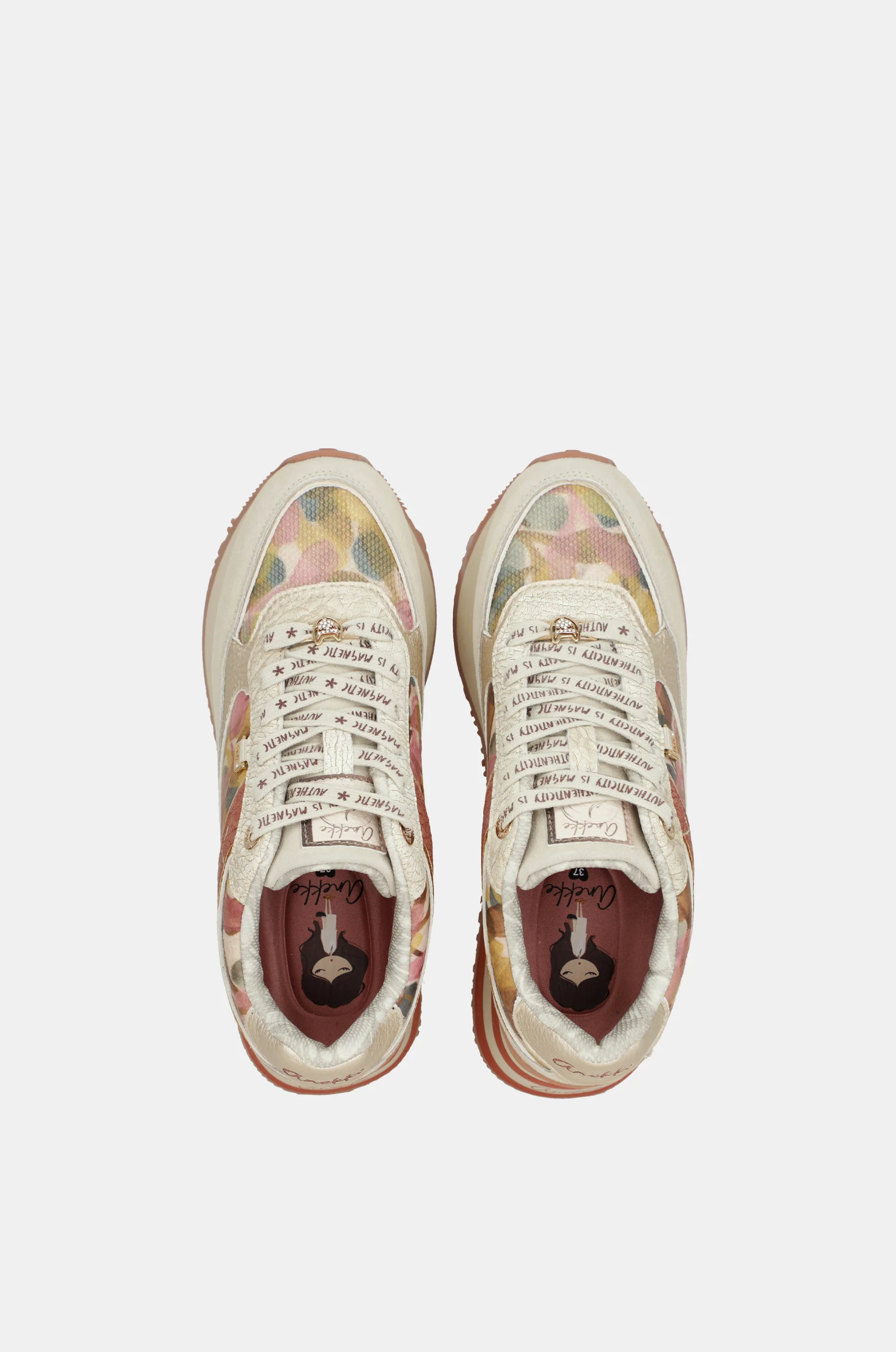 Sneakers roses et beige Bloom - Image 9
