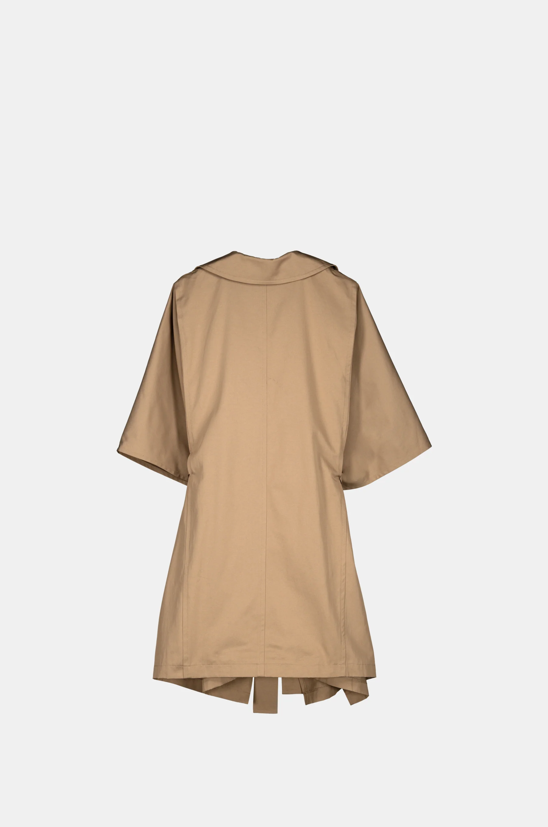Trench-coat beige style cape - Image 2