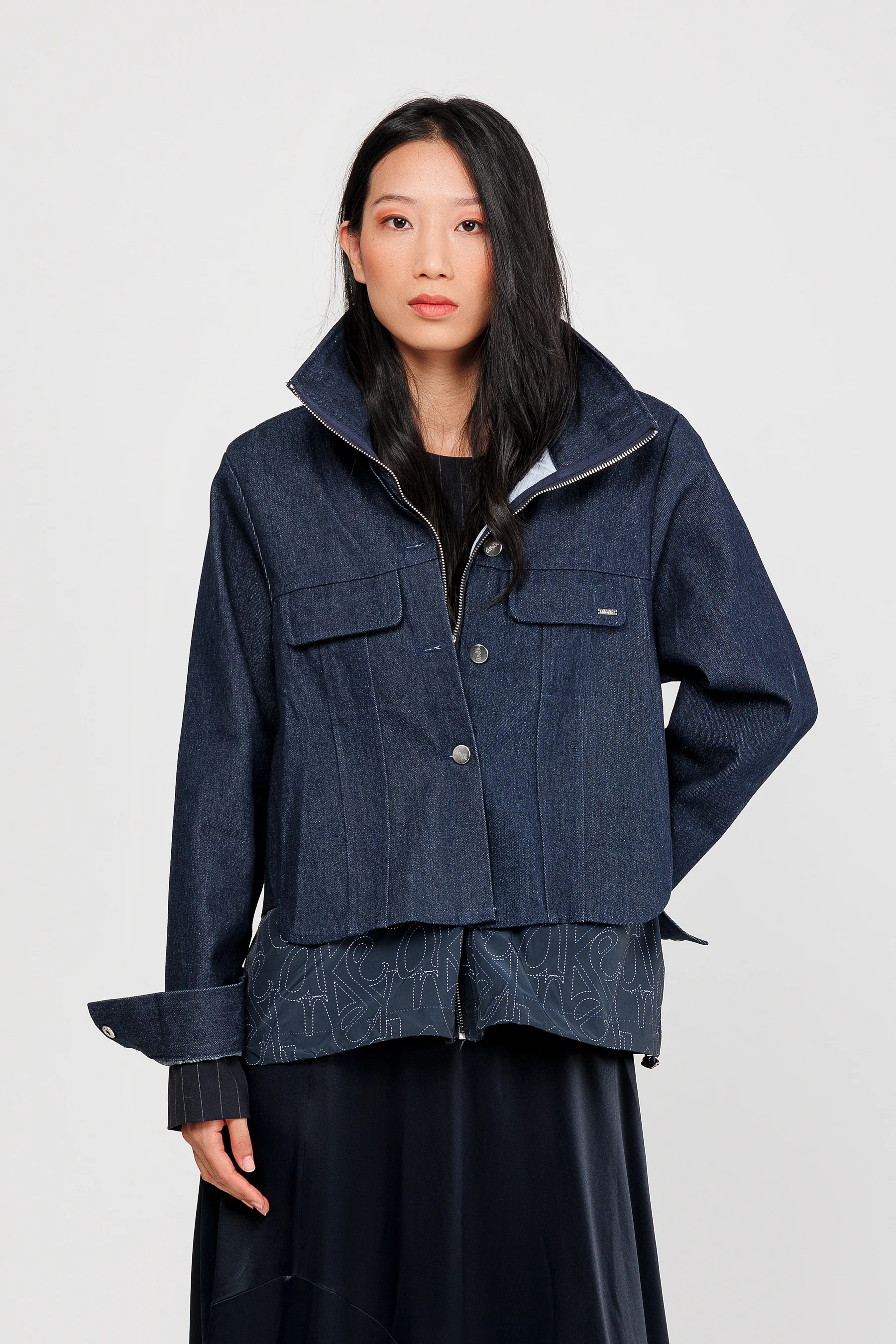 Veste bleu denim