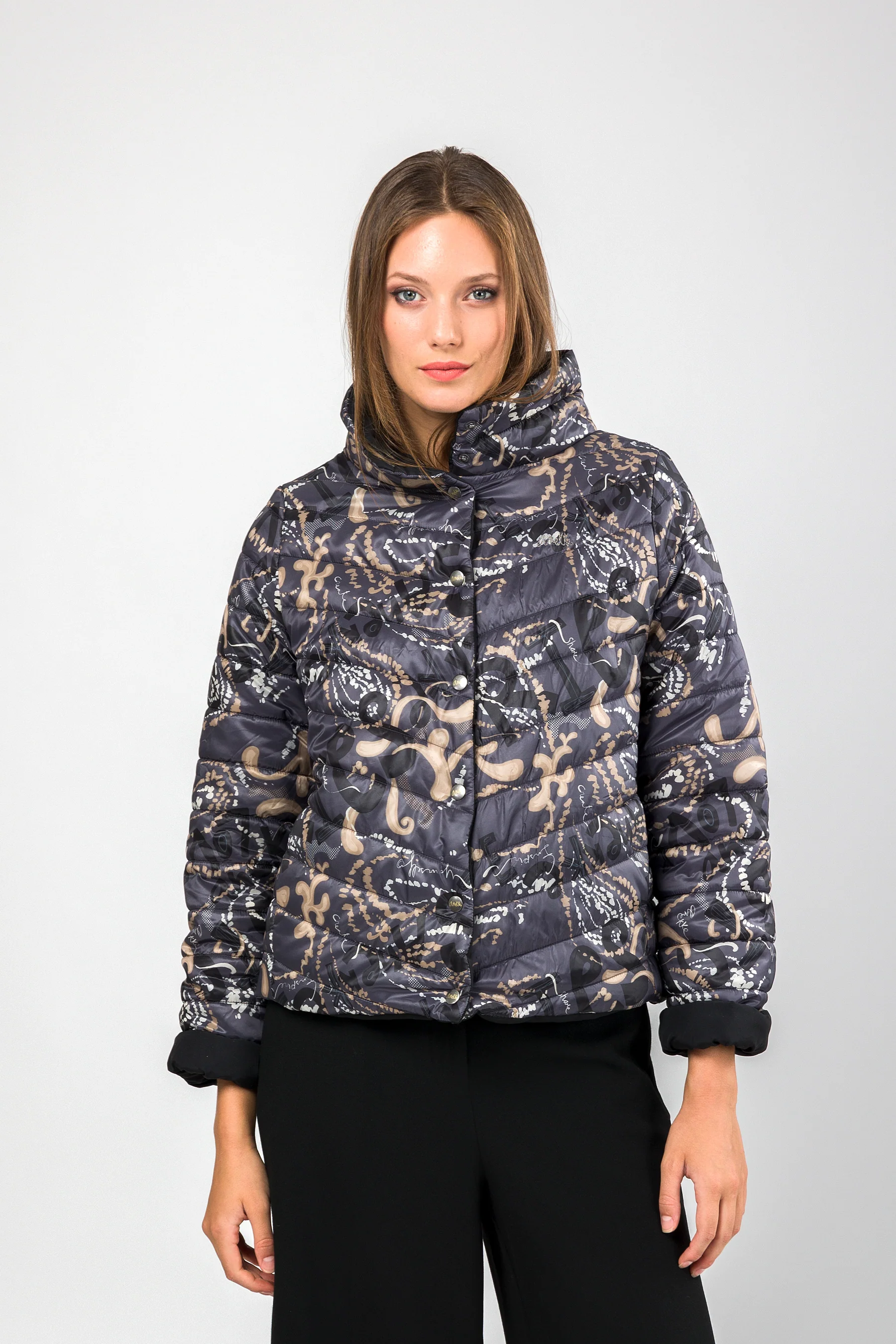 Veste réversible gris - Image 3