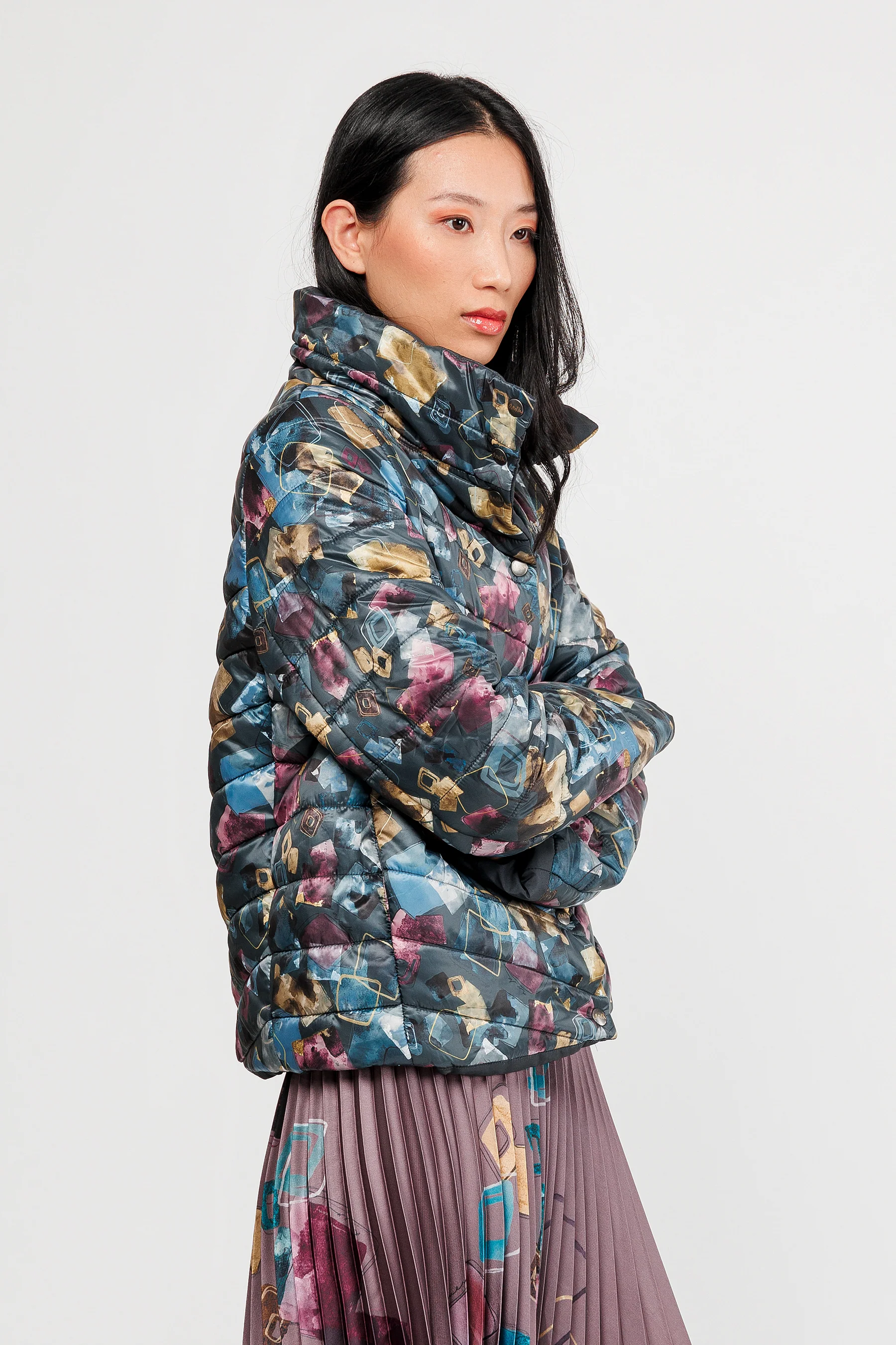 Veste réversible vert - Image 3