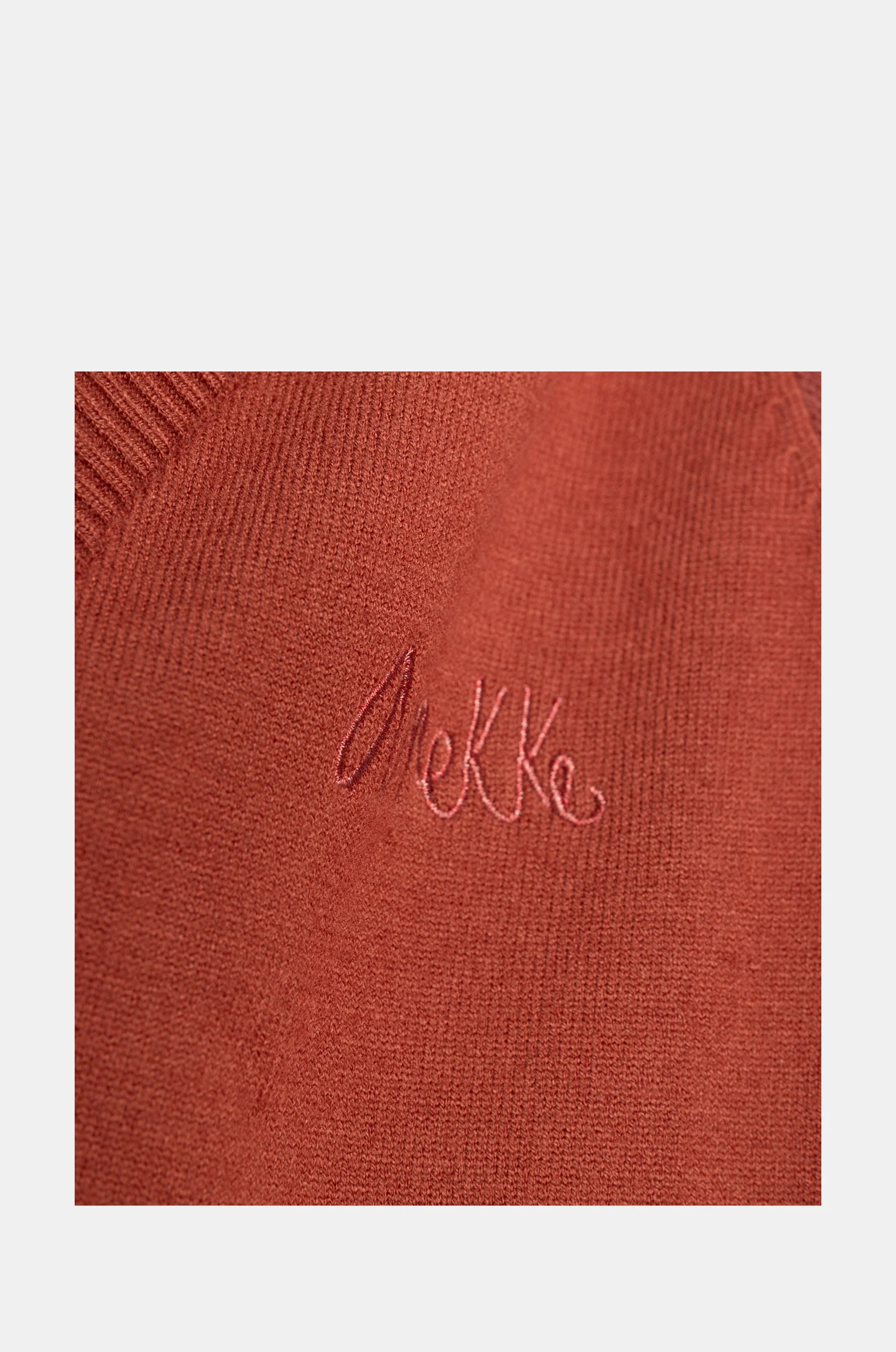Veste rouge style poncho - Image 3